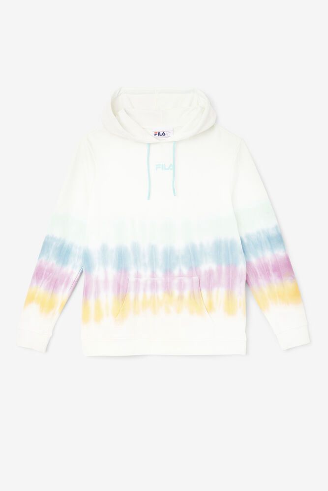 Fila Hettegenser Dame Hvite Aerolynn Tie Dye 504679-LXT